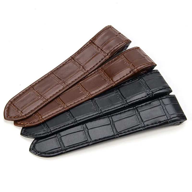 

Genuine leather watch strap suitable for cartier Santos strap Santos 100 men's and women's strap 20mm 23mm bracelet