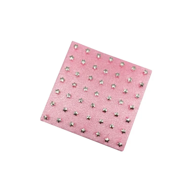 Ear hole gun disposable jewelry earrings earrings earplugs earplugs 49 pairs of love plum blossom pentagonal round color