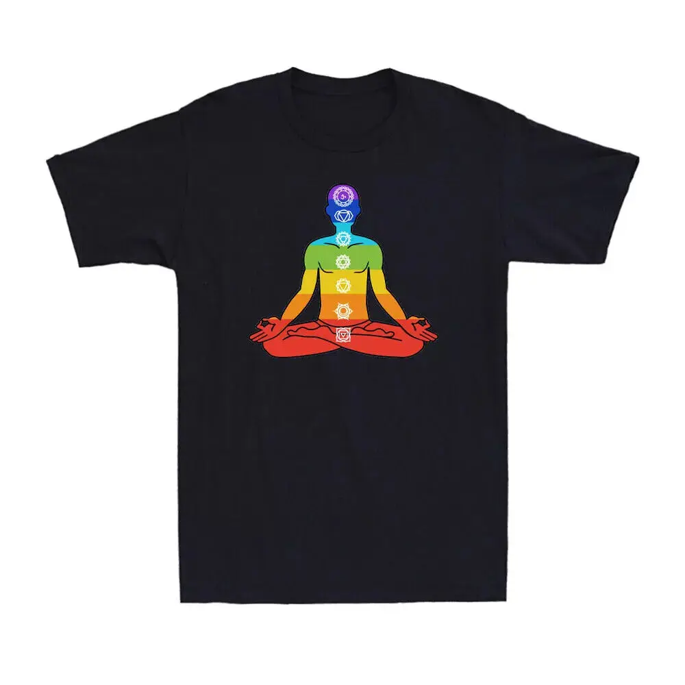 Aztec Yoga Buddha Chakra Meditation Cool Namaste Zen Unisex T-Shirt S to Anime Pattern Clothing Y2K SummerAnime Graphic T-shirts