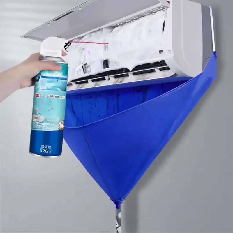 1set Air Conditioning Cleaning Dirty Water Collection Bag Fully Waterproof With Water Pipes Protecting Walls And Floors