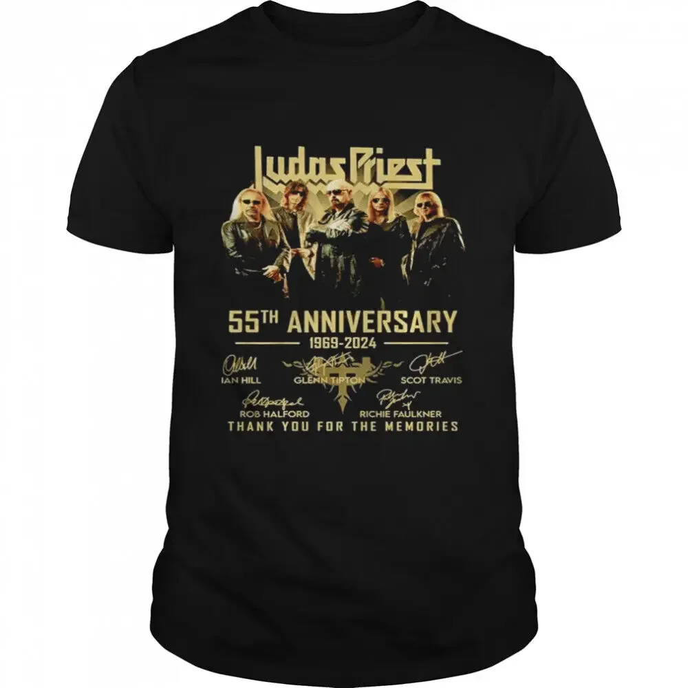 Judas Priest 55th anniversary 1969 2024 thank you for the memories t-shirt long or short sleeves