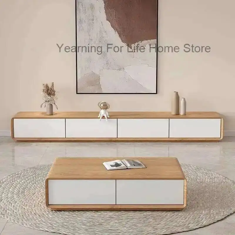 

Wood Tv Stands Modern White Floor Minimalist Storage Center Display Tv Table Small Office Shelf Suporte Para Tv Trendy Furniture