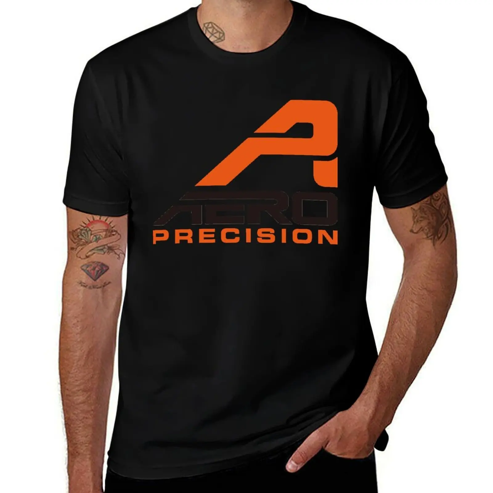 Aero Precision logo T-Shirt Trendy Casual Short Sleeve Shirt T-Shirt