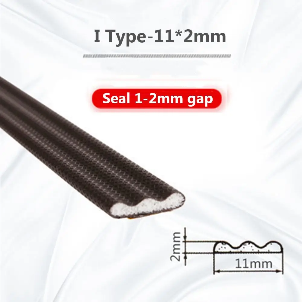 5M PU Foam Door Seal Anti-Collision Soundproof Sealing Strip Door Window Weather Stripping Draught Excluder