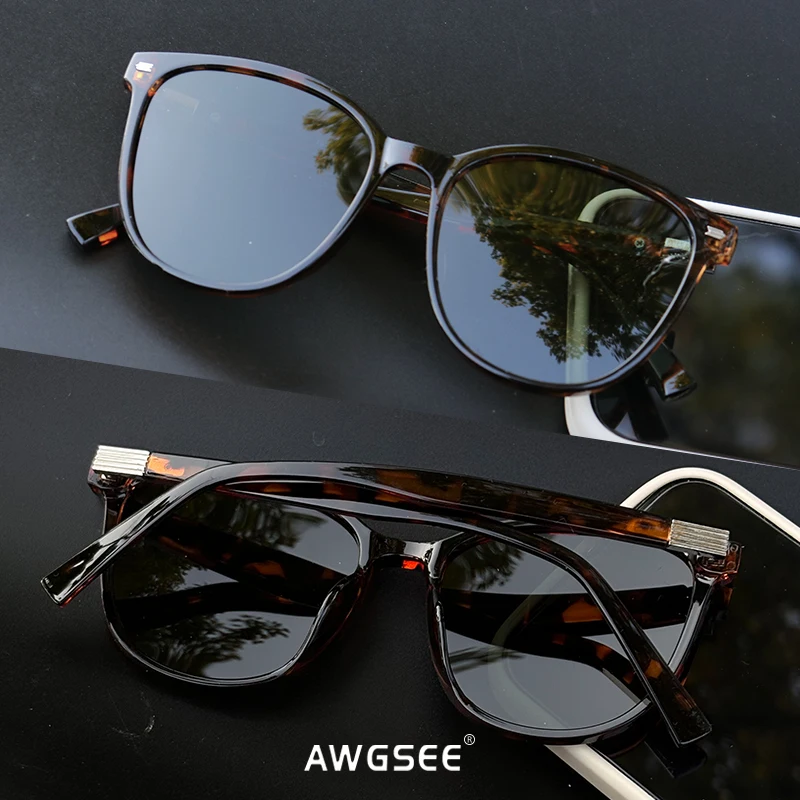 1 قطعة/2 قطعة/3 قطعة نظارات شمسية مستقطبة للنساء مستديرة-إطار كمبيوتر أنيق وردي/أزرق/ليوبارد/UV400 عدسات السفر والقيادة والمشي لمسافات طويلة" #5