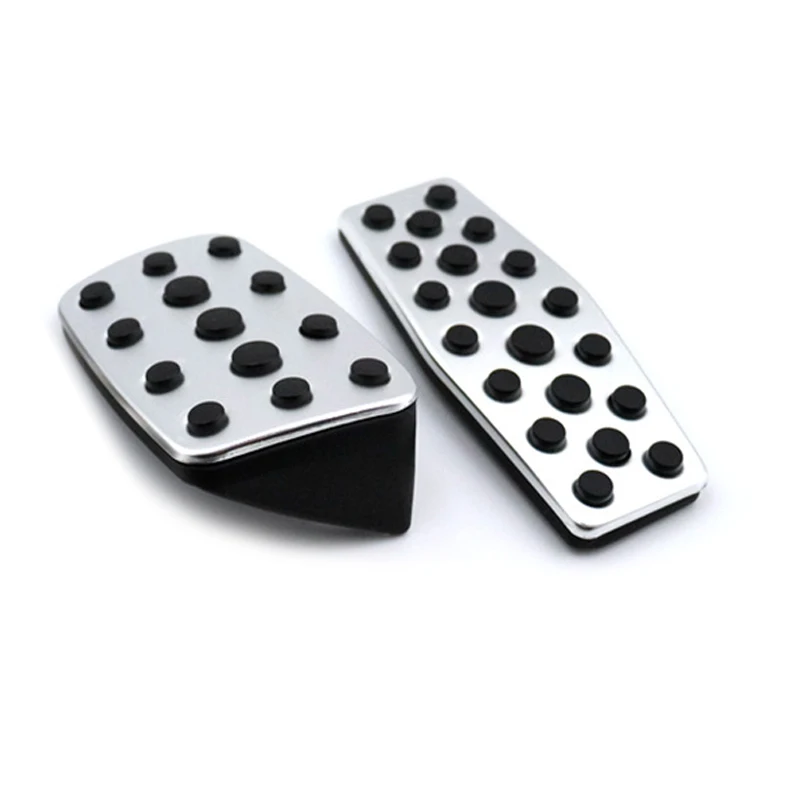 1 Set Front Accelerator Brake Pedal Cover Fit for Opel Astra J Zafira C Cascada AT