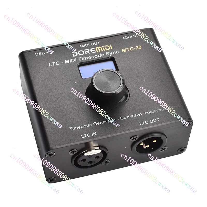 SMPTE LTC To MIDI MTC USB MIDI Audio Time Code Light Show MTC-20