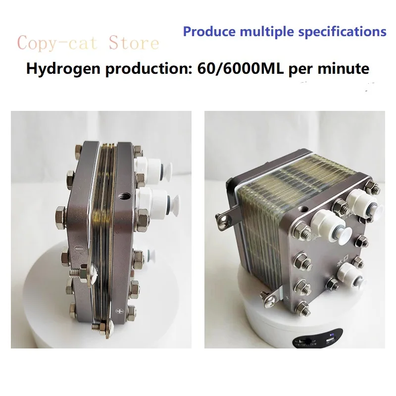 

PEM Electrolytic Water Cell 20A - SPE Hydrogen Production & Absorption Machine for Industrial/Research Use