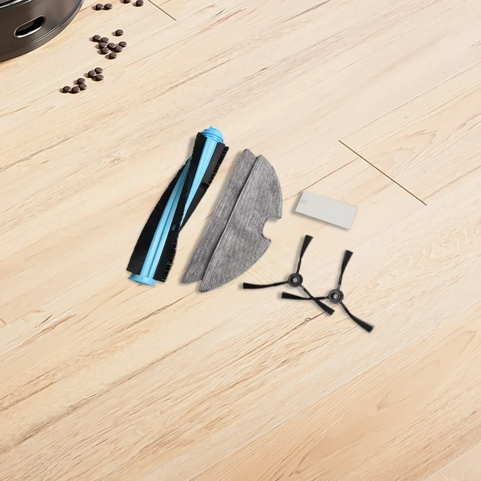 

Комплексный набор для чистки Основная роликовая щетка Боковые щетки Фильтр и ткань для швабры для RoboVac L35 для гибридного пылесоса