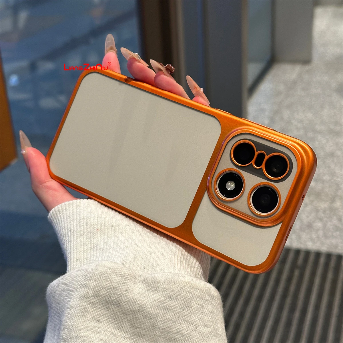 ل Oneplus 15 بالكهرباء متجمد جراب هاتف Oneplus Ace 6 / Iqoo 15 شبه شفافة غطاء كامل للصدمات رقيقة PC الغلاف الصلب