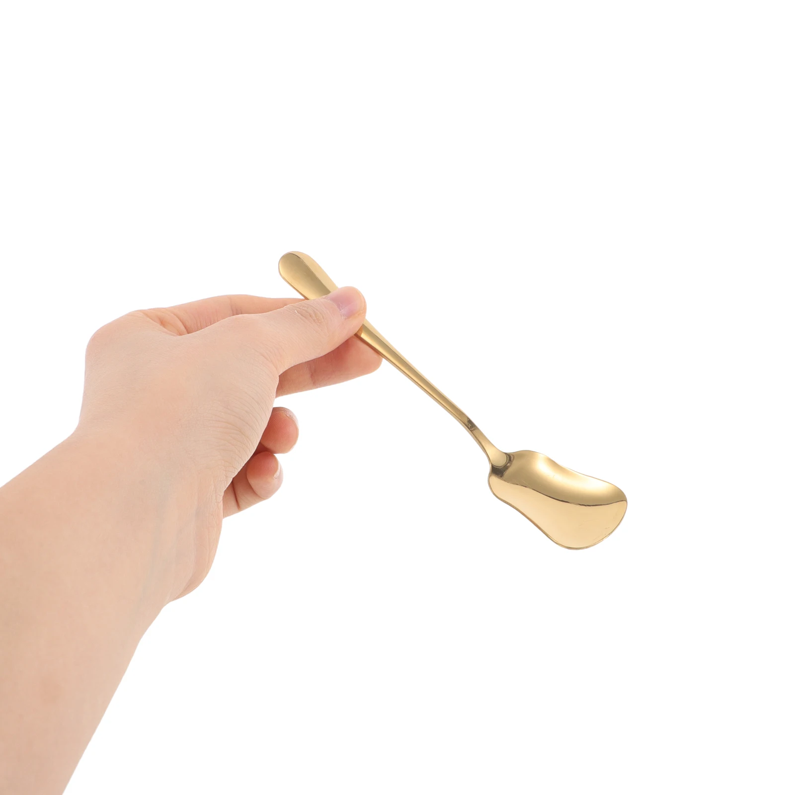 

5pcs StainlessSteel Dessert Spoon Creative IceCream Gelato Coffee Yogurt Spoon MiniTeaspoon Espresso MilkStirrer Tableware