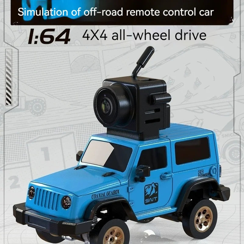 Snilco Wireless First Perspective Fpv Remote Control Car Rc Four-Wheel Drive Climbing Car Toy Boy Off-Road Vehicle Birthday Gift