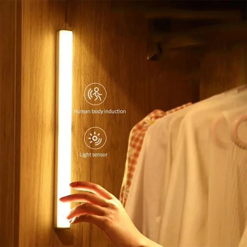 Xiaomi Youpin محس حركة أضواء ليلية لاسلكية LED مصباح USB قابلة للشحن المغناطيسي لخزانة غرفة خزانة المطبخ المصباح الكهربي