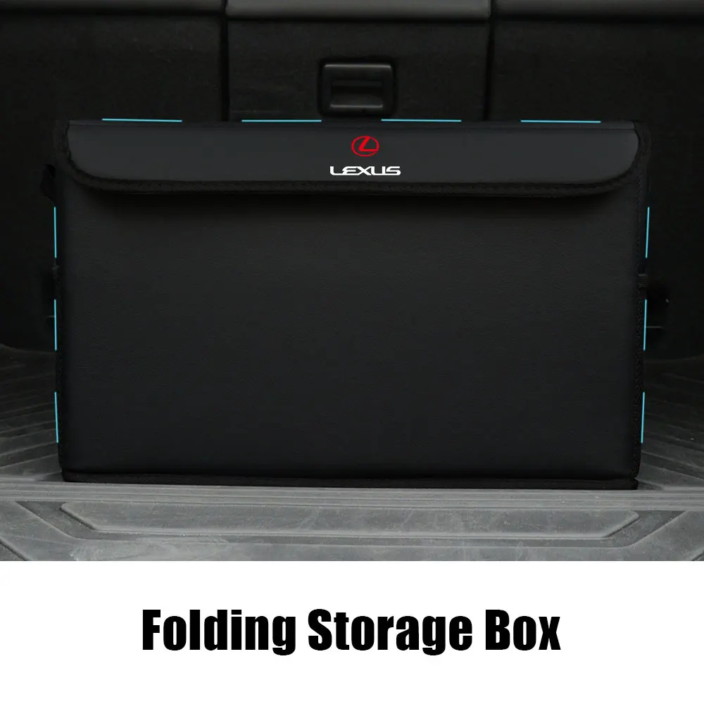 

Large Car Storage Bag Trunk Organizer Soft Felt Accessories For Lexus LS LC IS30 ES300h ES300 IS20 IS220d NX30h RX GS30 CT200h