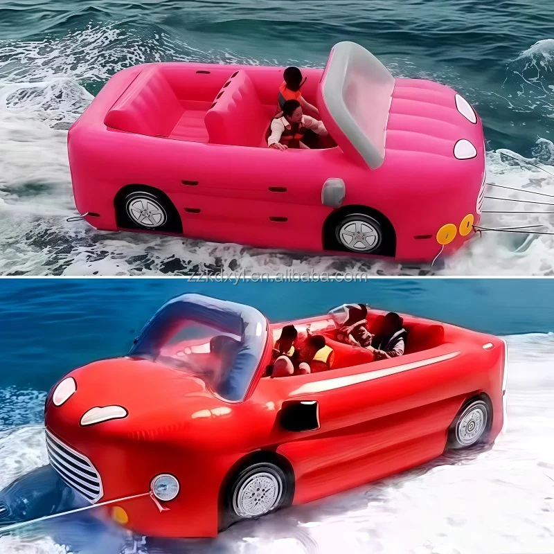 Multi-player inflatable towed water toys, giant flying fish, banana boats, kayaks and vehicle-shaped group water equipment
