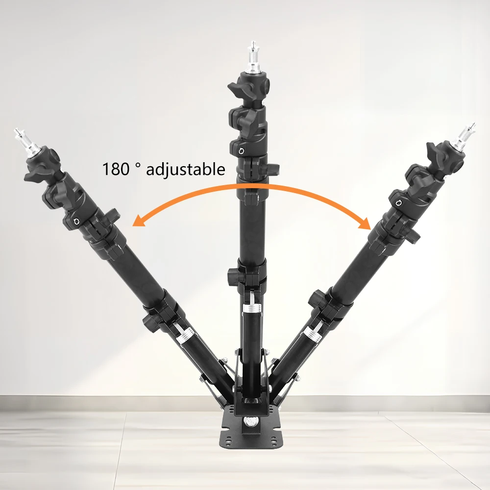 SH Heavy Wall Mount Boom Arm For Photography Studio Video Strobe Lights, Max Length 100CM, Horizontal and Vertical Rotatable image 3