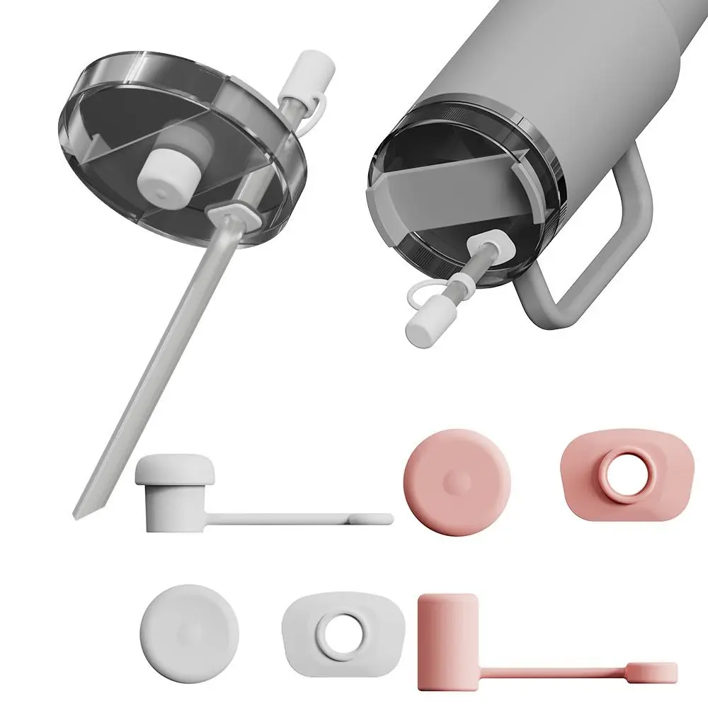 3Pcs New Silicone Spill Proof Stopper Set Tumbler Cup Straw Cap Leakproof Accessories Spill Stopper for Cup 1.0 2.0 40oz/ 30oz