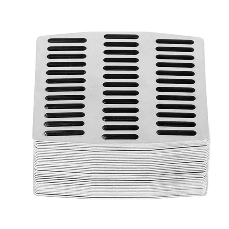 30Pcs Weep Hole Covers for Brick Walls,Stainless Steel Weep Hole Covers Mesh Screens, Brick Hole Filler Cover Wall Holes