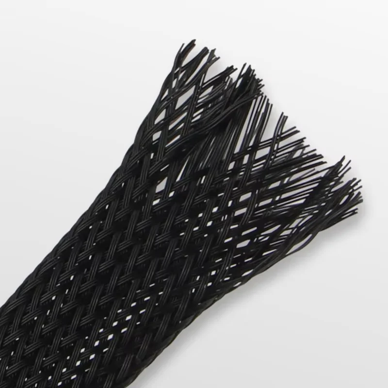 10M hitam terisolasi kepang Sleeving 4-30mm ketat kawat hewan peliharaan kabel perlindungan kelenjar lengan kabel tahan api nilon tabung