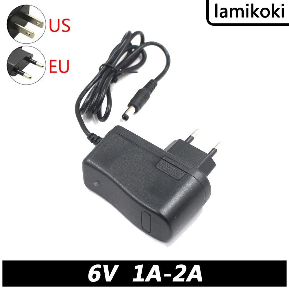 Power Supply AC/DC 6V 1A 2A DC4.0x1.7mm Adapter Charger For OMRON I-C10 M2 M3 M7 M10 M6 Blood Pressure Monitor