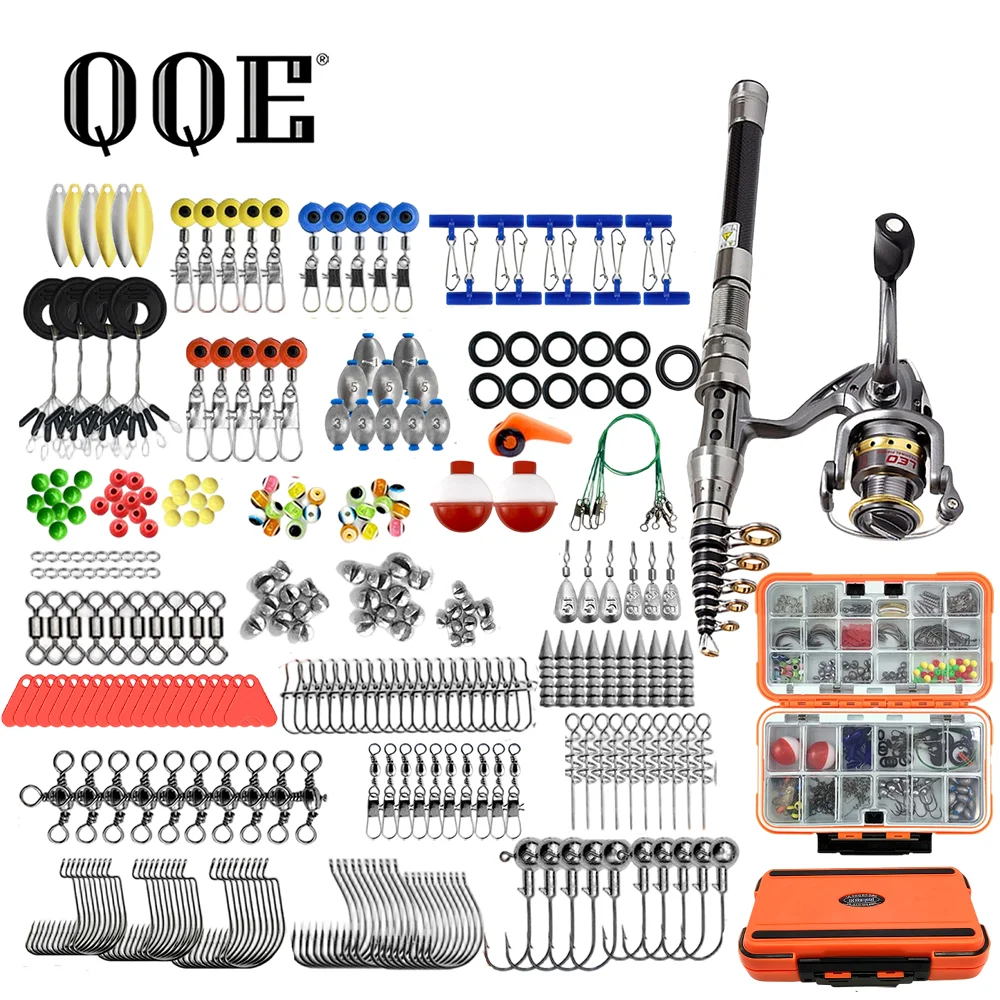 qqe-ensemble-canne-a-peche-telescopique-de-voyage-18-m-avec-moulinet-boite-de-materiel-rigide-avec-flotteurs-cuilleres-hamecons-et-plombs-pour-la-peche-en-eau-douce-et-salee
