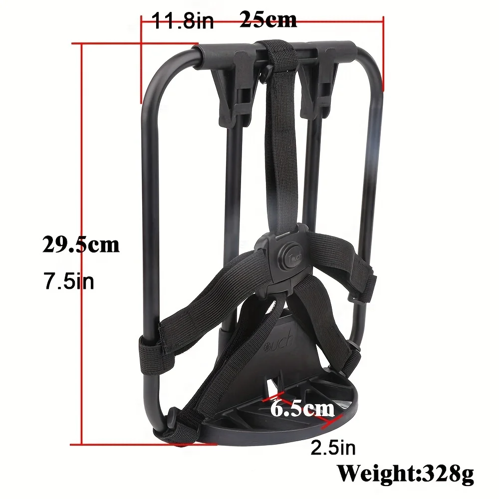 Bike Front Rack Aluminum Alloy Carrier Rack for Brompton Bike Cargo Rack