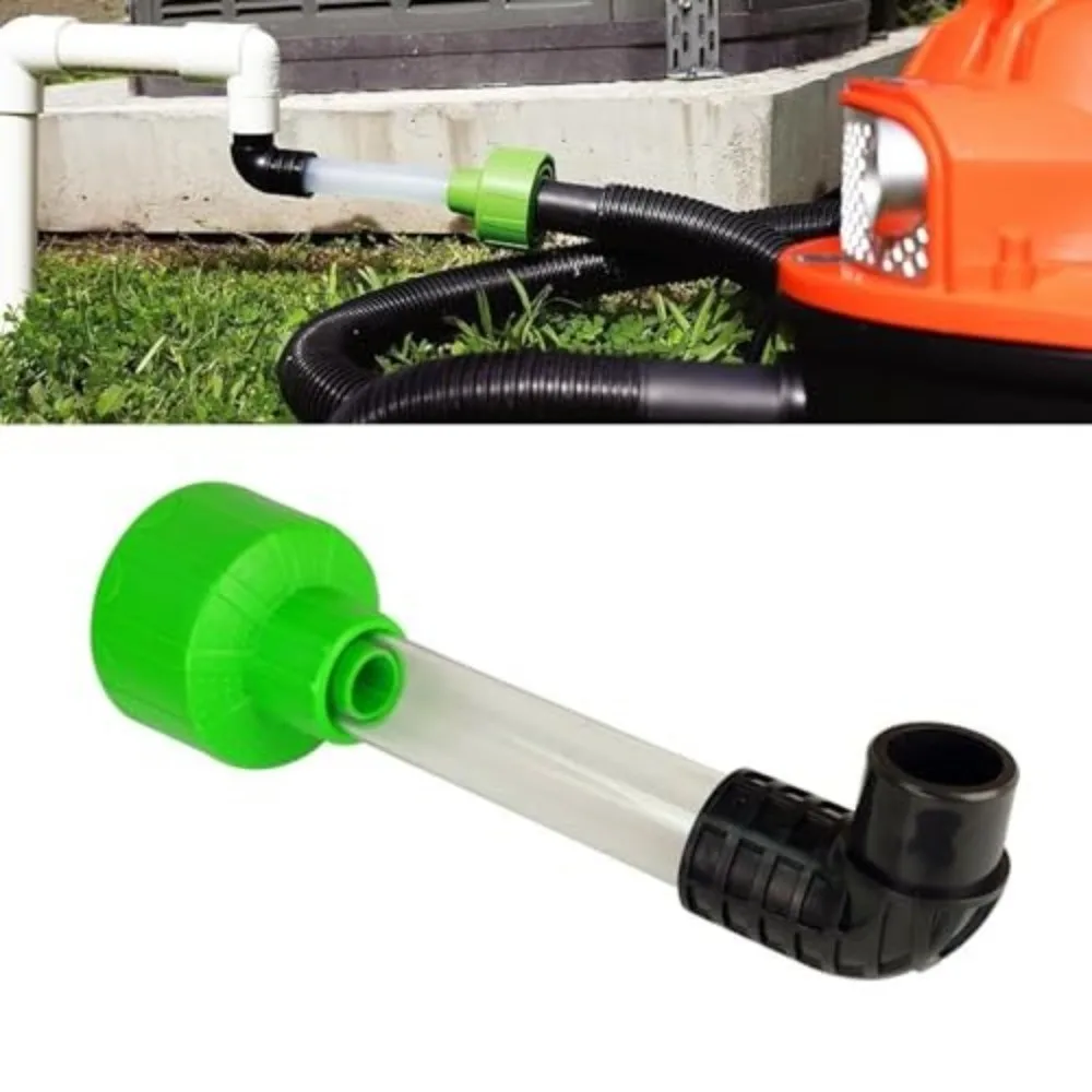 Wear Resistant AC Drain Line Unclogger PVC Pipe Compatible Universal Attachment HVAC Unclogging Adapter Quick Connect Plastic