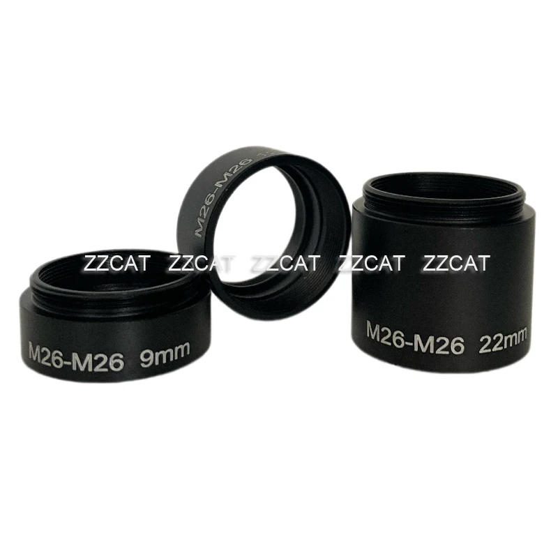 M26 Microscope Objective Lens Adapter Ring M26 x 0.706 Lenses Extender Adaptor for Mitutoyo Microscope