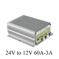 24V to 12V 60A-3A 24 Volt to 12 Volt Buck Voltage Regulator Step Down Power Converter DC DC Converter Buck Module for Cars Solar