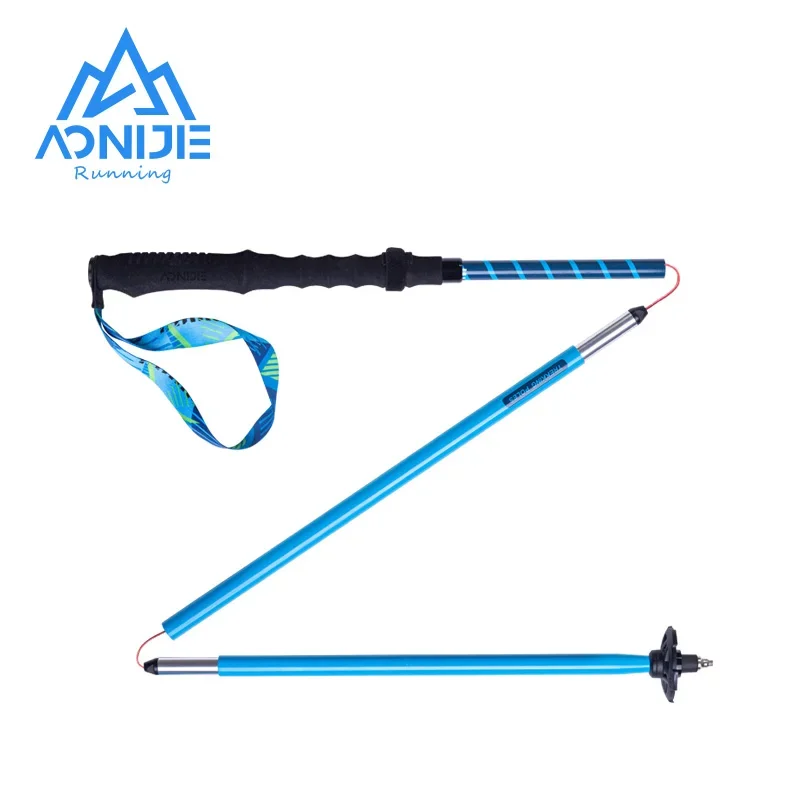 AONIJIE-Lightweight Folding Collapsible Quick Lock Cross-country Trekking Pole Aluminum Alloy Walking Stick Hiking Trail E4202