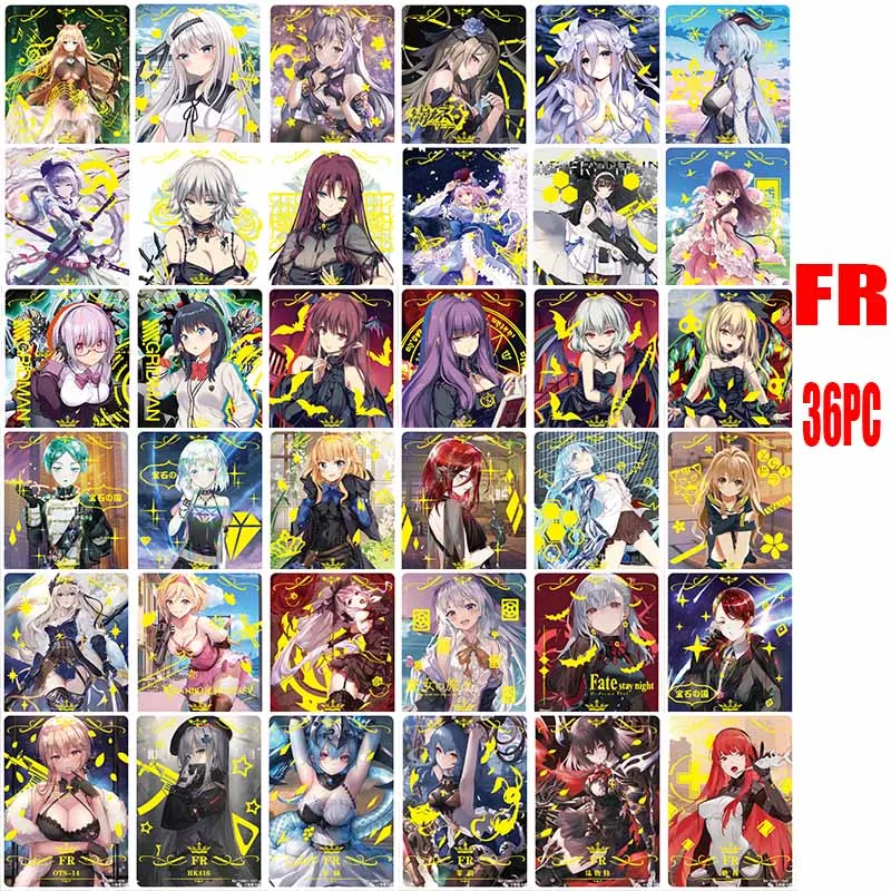 Anime Goddess Story 10M1 MR PR NTR SSR SR Hot Stamping Flash Card Boy Game Toy Collectible Card Christmas Birthday Present