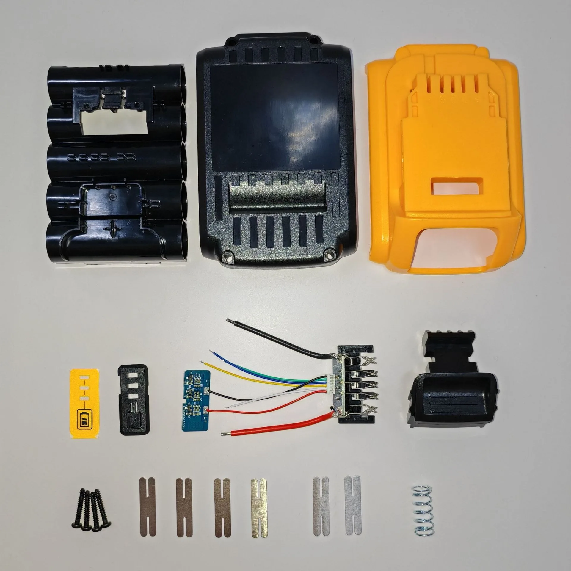 Picture 4: Li-ion Battery Plastic Case BSM PCB Charging Protection Circuit Board Box Shell Housings For Dewalt  18V DCB182 20V DCB203