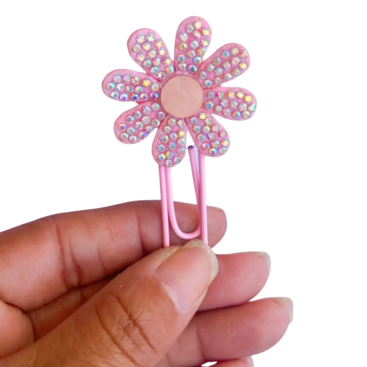 Custom Clips Luxury Flower Glitter