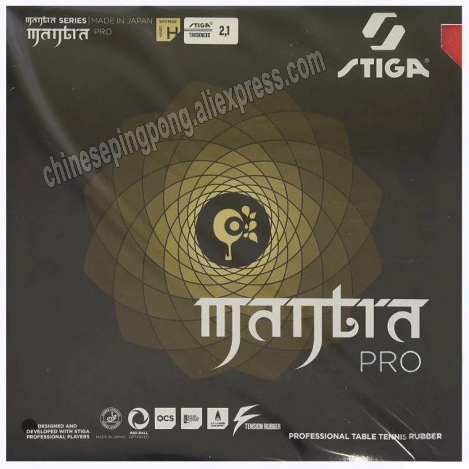 

STIGA MANTRA PRO M / H / XH Table Tennis Rubber Pips-In Offensive Made in Japan Original STIGA Ping Pong Sponge