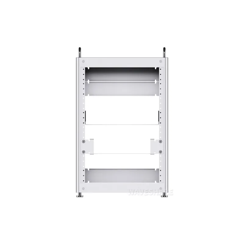 Waveshare HomeRack 8U Server Cabinet Basic Kit, 10inch All Aluminum Alloy Rack, High Compatibility