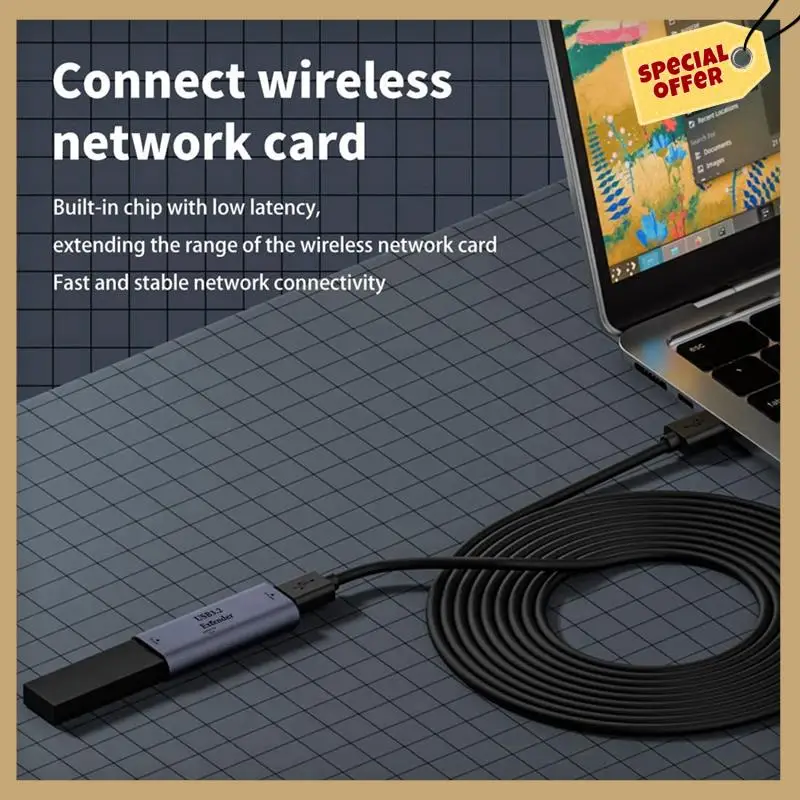 Adaptador USB C a USB C, extensor de amplificador de señal de 5Gbps 15W, convertidor USB C hembra a USB C hembra para ordenador portátil, cámara-WMAN