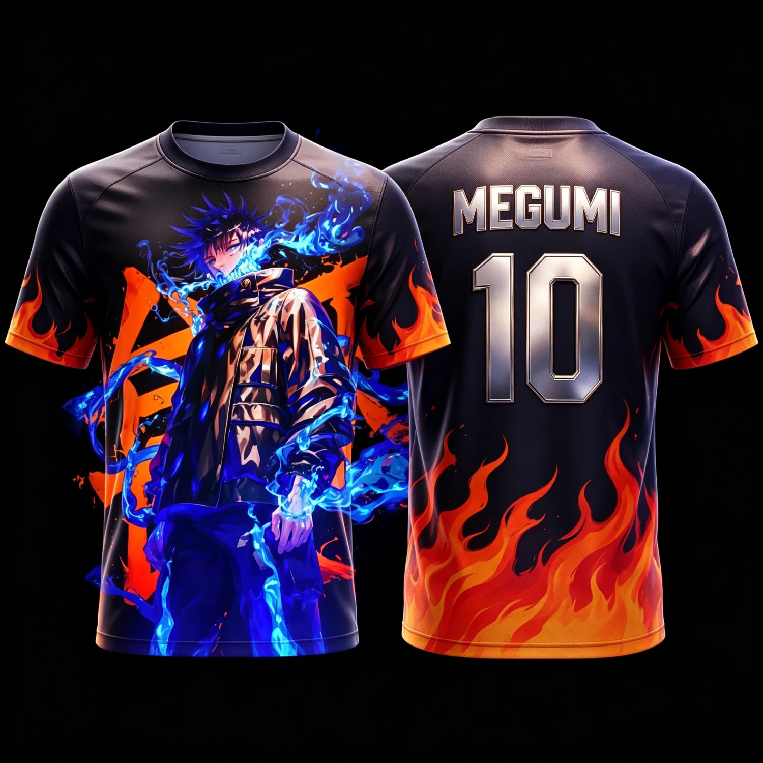 2026 Summer Jujutsu Kaisen Retro Cosplay T-shirt Men's 3D Printed Jiu Jitsu Short-sleeved Family Unisex Children's Sports Shirt