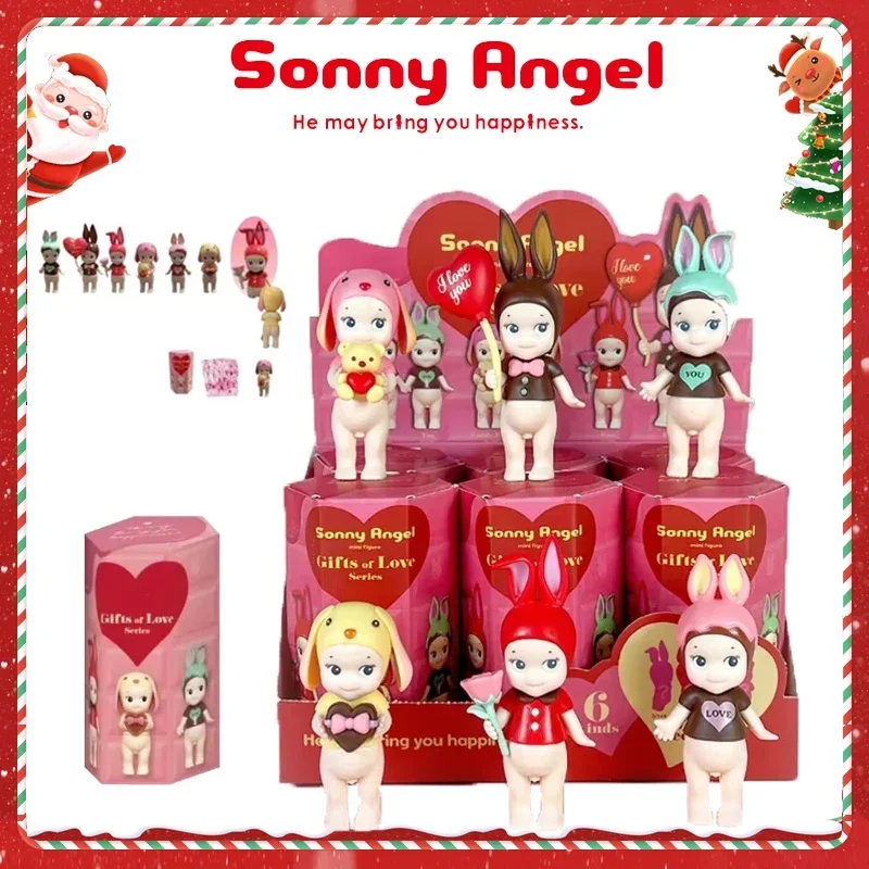 

Sonny Angel слепая коробка Angel of Love Gift Пасхальная серия, персонажи аниме, украшения, персонажи, рождественские подарки