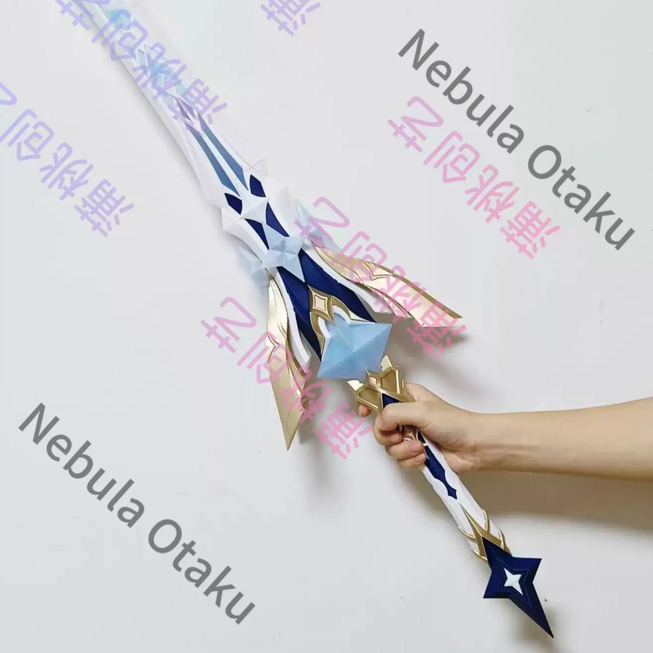 Genshin Impact Aether Lumine Cosplay Anime COS Stage Prop Holding An Object Animes Expo Detachable Props Ornament Game Gifts