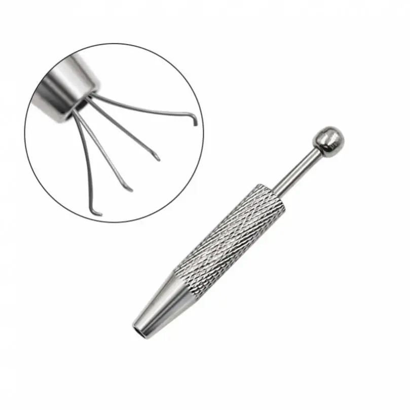 4 Claws Prong Holder Ball Bead Pick-up Tool for Stone Prong Holder Chip Grabbing Diamond Gems Prong Holder Tweezer