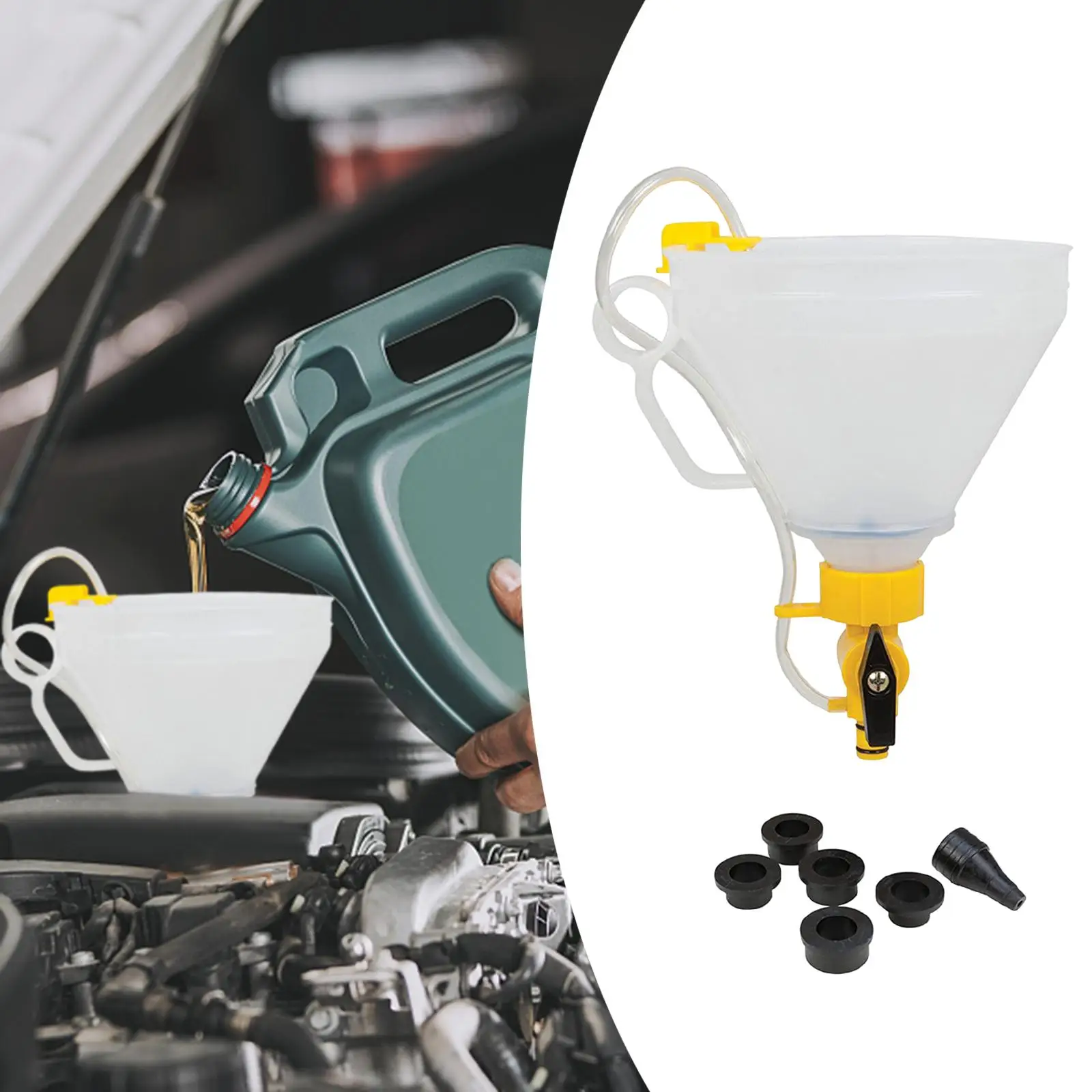 Radiator Coolant Filling Funnel Accessory Coolant System Filling