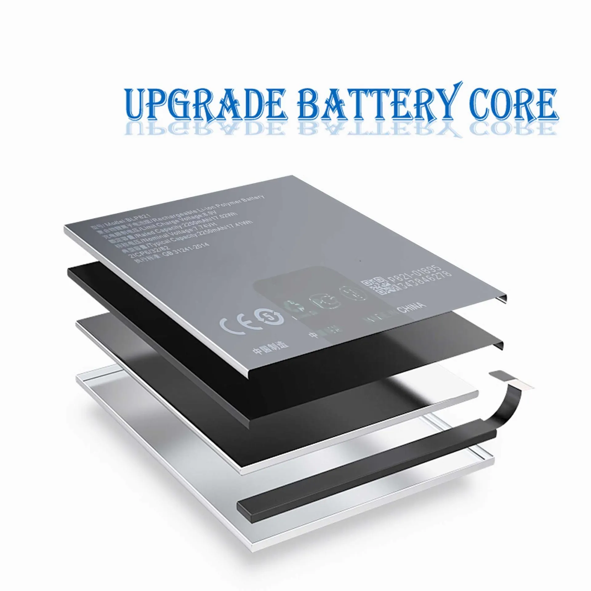 BLP821  Replacement Battery For OPPO Mobile Phone BLP 821 4450mAh High Quality Built-in 4450mAh Lithium Latest Batteries
