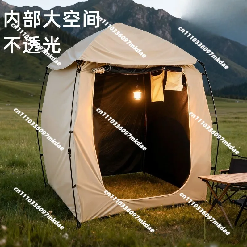 Full shading, waterproof, rainproof and windproof explosion, automatic shower, bath and changing toilet tent