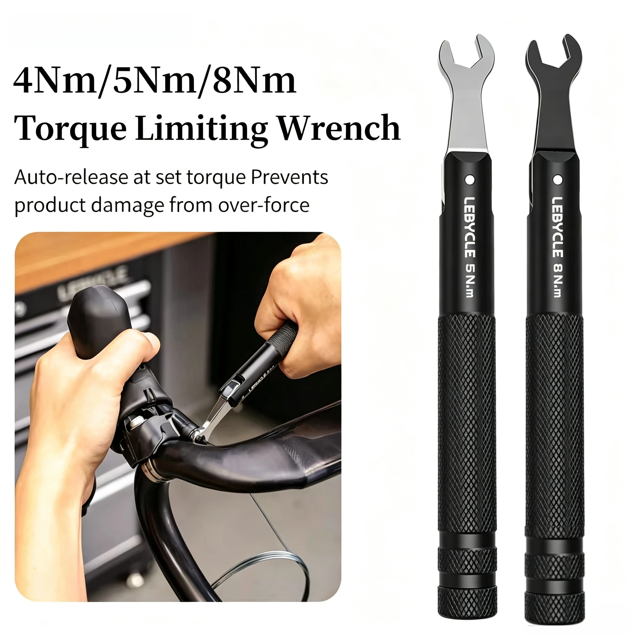 4/5/8Nm Preset Torque Wrench Hydraulic Brake Hose Spanner Auto Slip Repair Tool For Shimano SRAM Magura Road Bike Brake Service