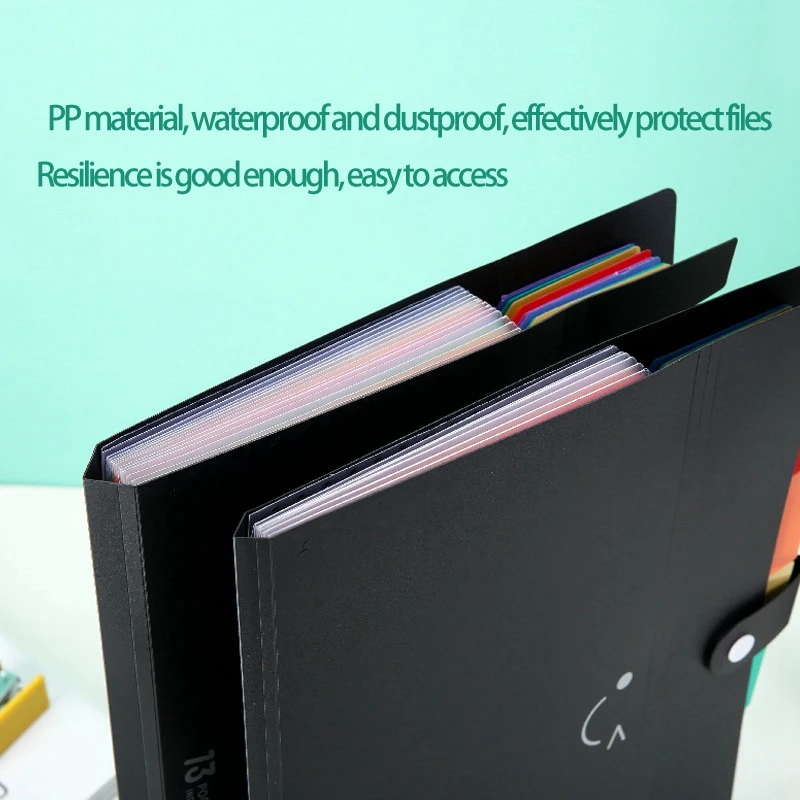 Expanding File Folders Letter Size Accordion Document Organizer A4 Plastic File Folder Document Organizer