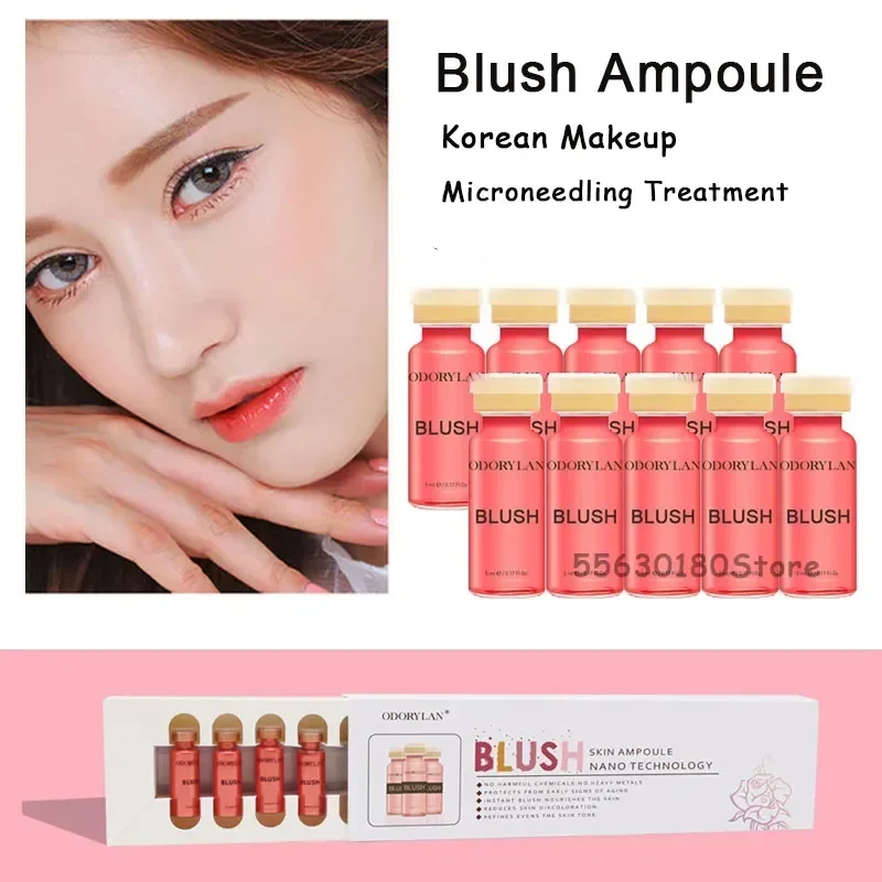 Trucco coreano BB Blush Cream Semi-permanente sbiancante Ampere fondotinta liquido viso Anti-età idratante siero schiarente