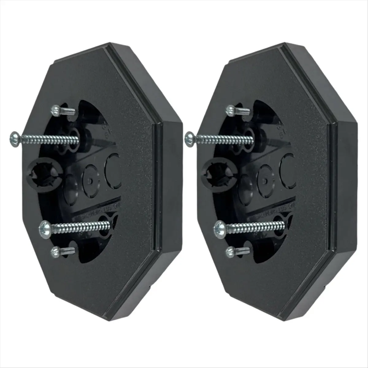 2026 + 2Pack Siding Mounting Block 8161,Vertical Siding Lamp Octagon Mounting Kit with Built-in Box for Outdoor Smooth Flat