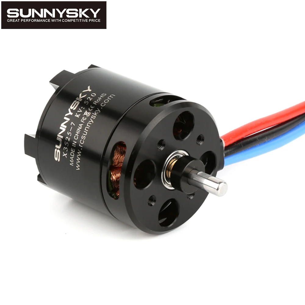 SunnySky X3525 520KV/720KV/880KV X-series Brushless Motor 5.0mm Shaft For FPV Multicopter Quadcopter