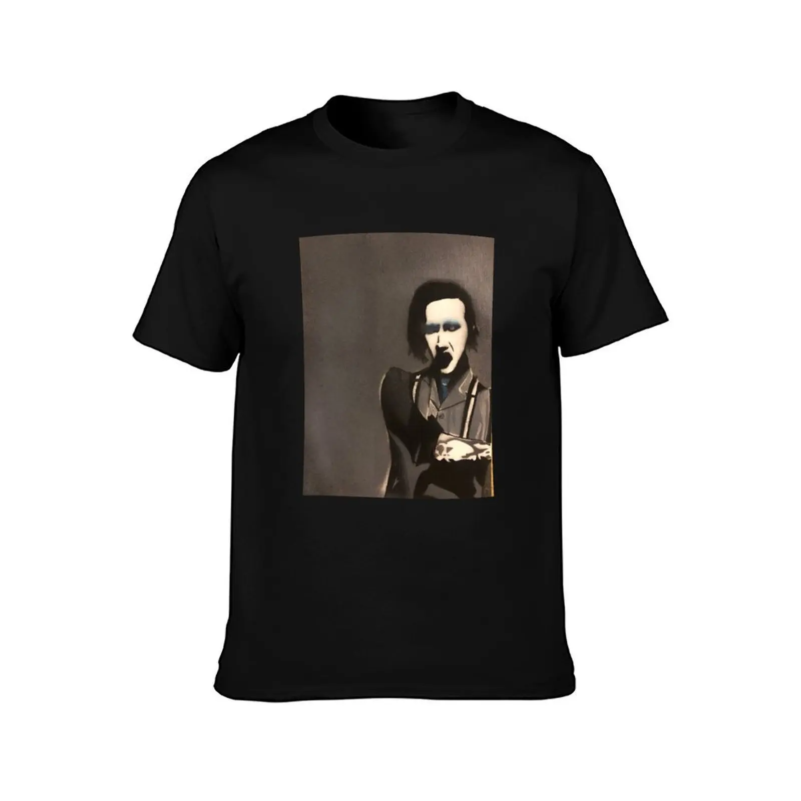 Marylin Manson T-Shirt Industrial Work Tee Shirt T-Shirt