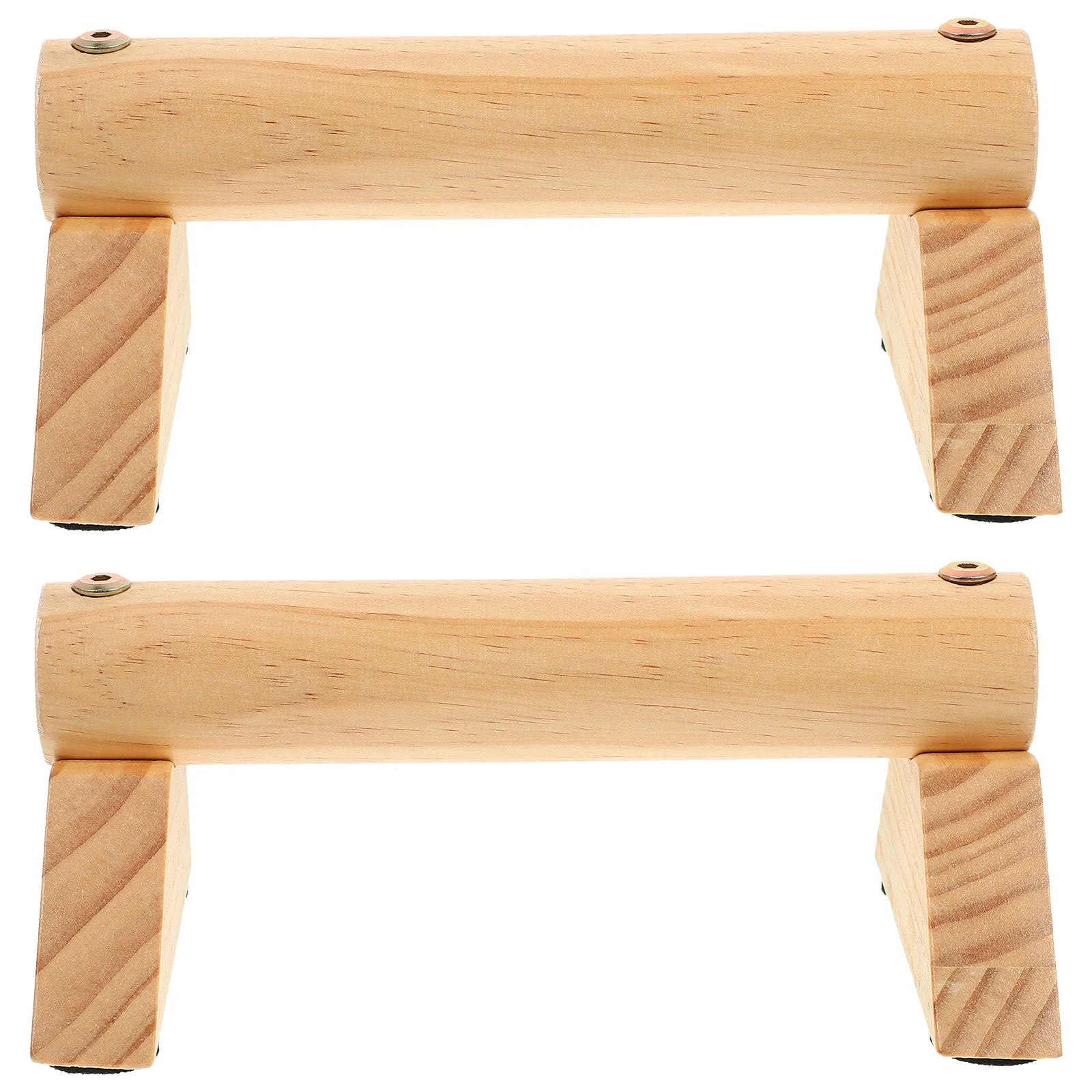 

1 set Wooden Push-Up Bars 1 Pair 21x13x8 7CM Anti-Slip Pad Home Workout Equipment Exercise Accessories Yoga Mat